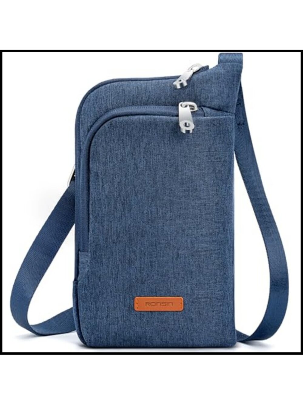 Small Anti Theft Crossbody Bag RFID Blocking Nylon Phone Purse Travel